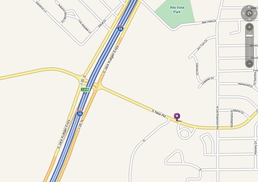 map to church building